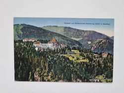Vykort Waldhof und Südbahnhotel Semmering (1000 m Seehöhe)