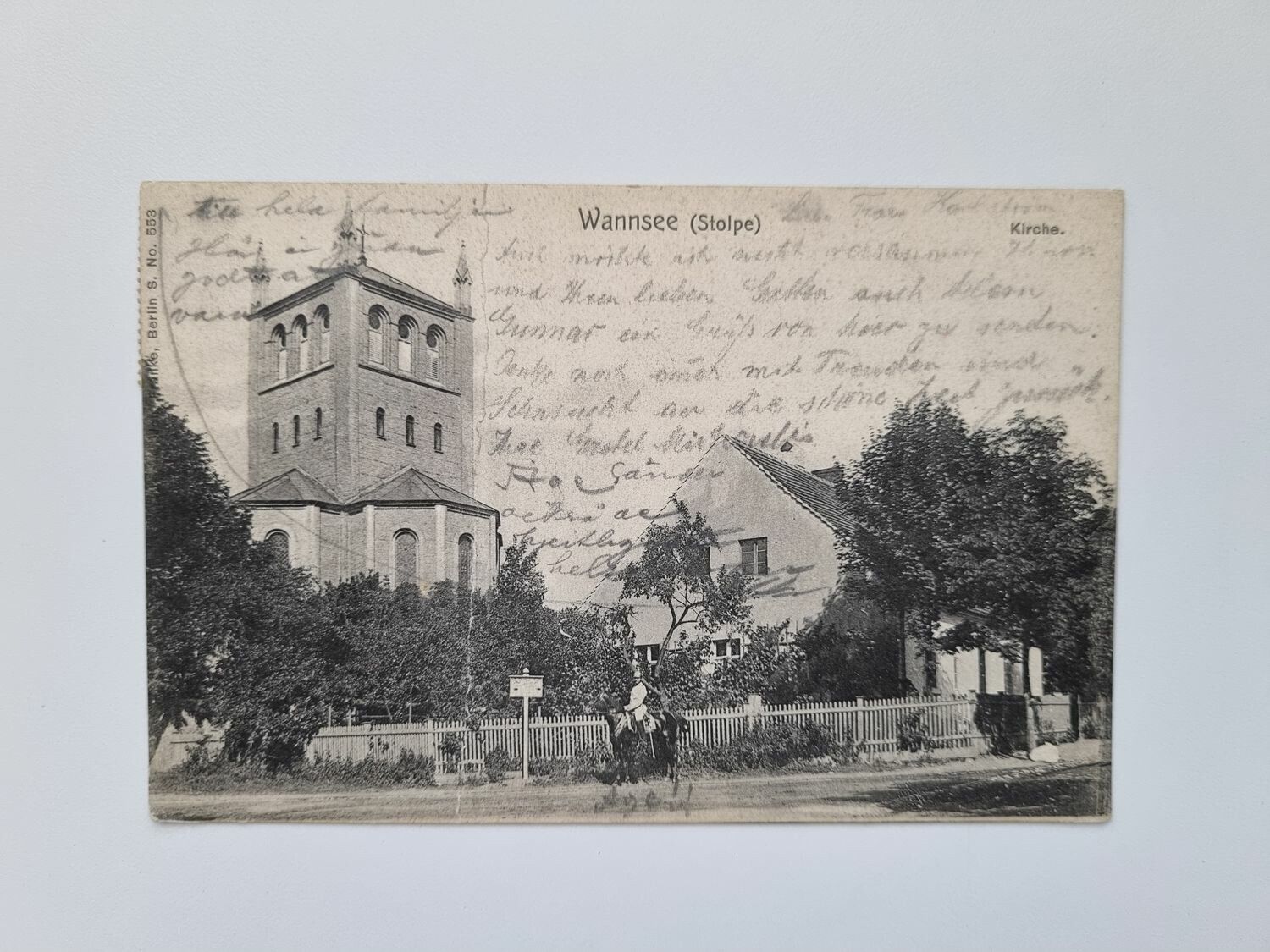 Vykort Wannsee (Stolpe) Kirche.
