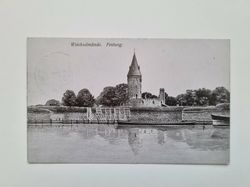 Vykort Fort / borg, Weichselmünde. Festung, 1907