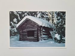 Vykort Weimar Söderström: "Vinterlada"