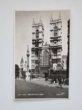Vykort Westminster Abbey, London