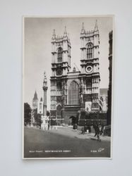 Vykort Westminster Abbey, London