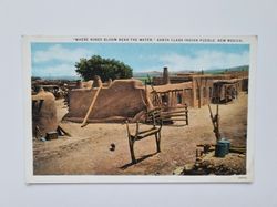 Vykort SANTA CLARA INDIAN PUEBLO, NEW MEXICO