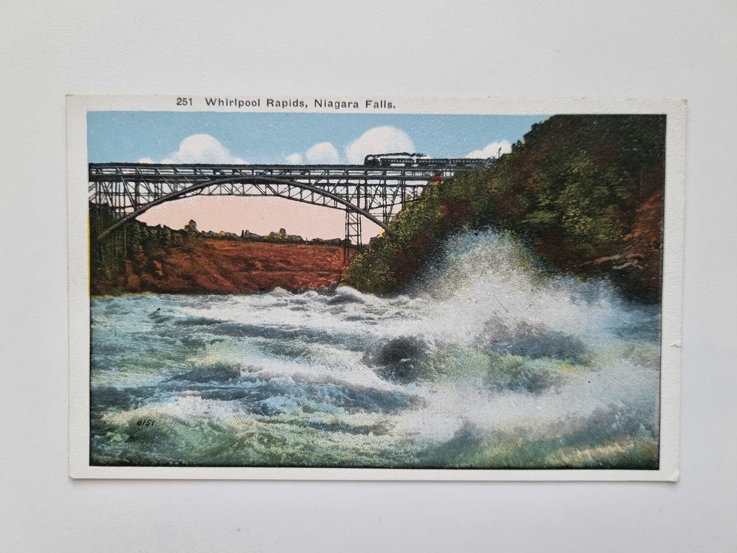 Vykort Whirlpool Rapids, Niagara Falls