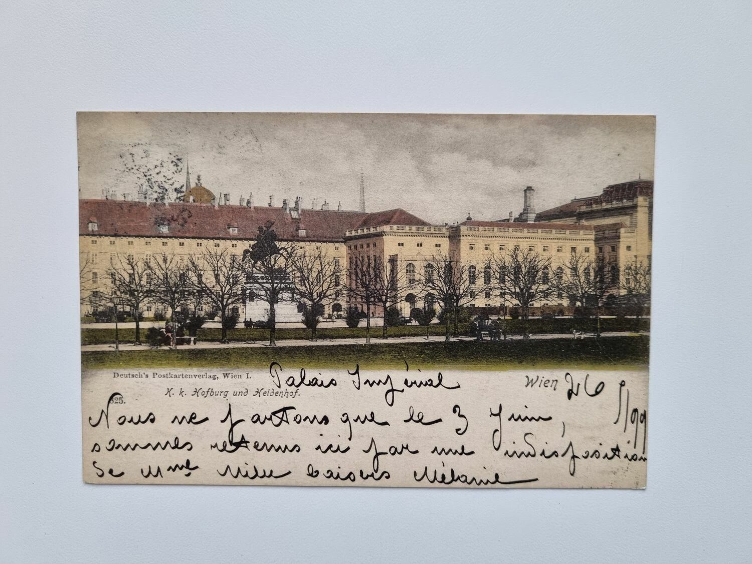 Vykort Wien Deutsch's Postkartenverlag, Wien I, 1899
