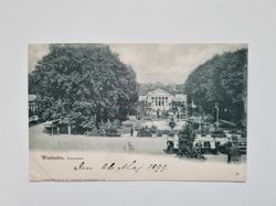 Vykort Wiesbaden, Kurgarten, 1899