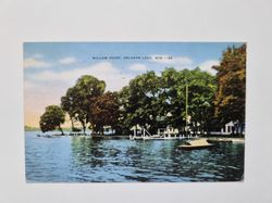Vykort WILLOW POINT, DELAVAN LAKE 1958