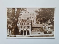 Vykort Winchester Cathedral. The Deanery