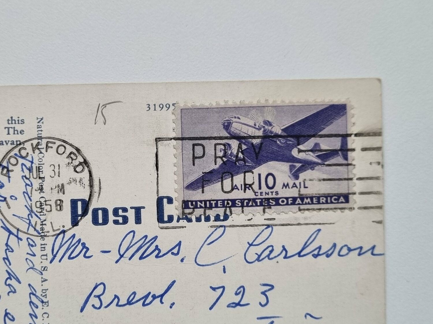 Vykort WILLOW POINT, DELAVAN LAKE 1958