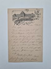 Vykort WIRTHSCHAFT W.KETTLER 1893