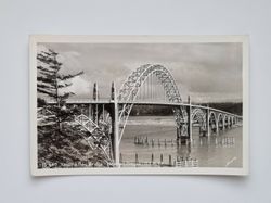 Vykort Yaquina Bay Bridge, Newport Oregon