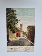 Vykort Ystad, Klostergatan 1906