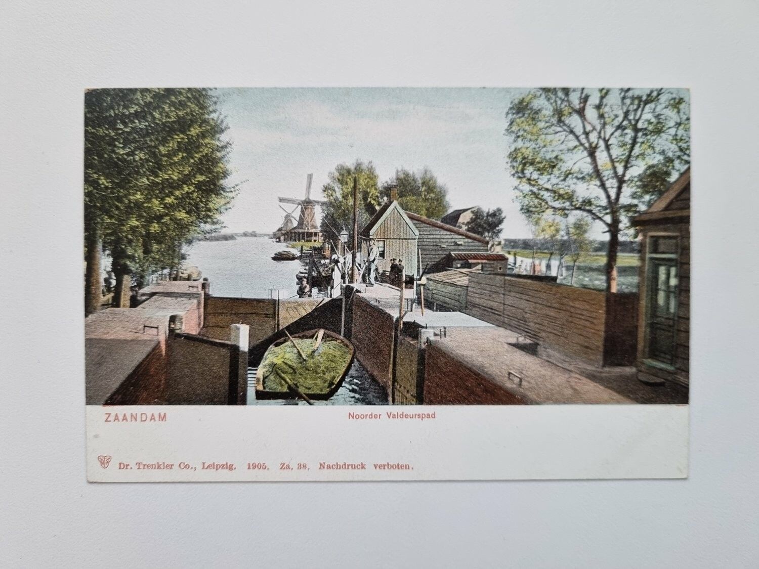 Vykort ZAANDAM Noorder Valdeurspad, 1905