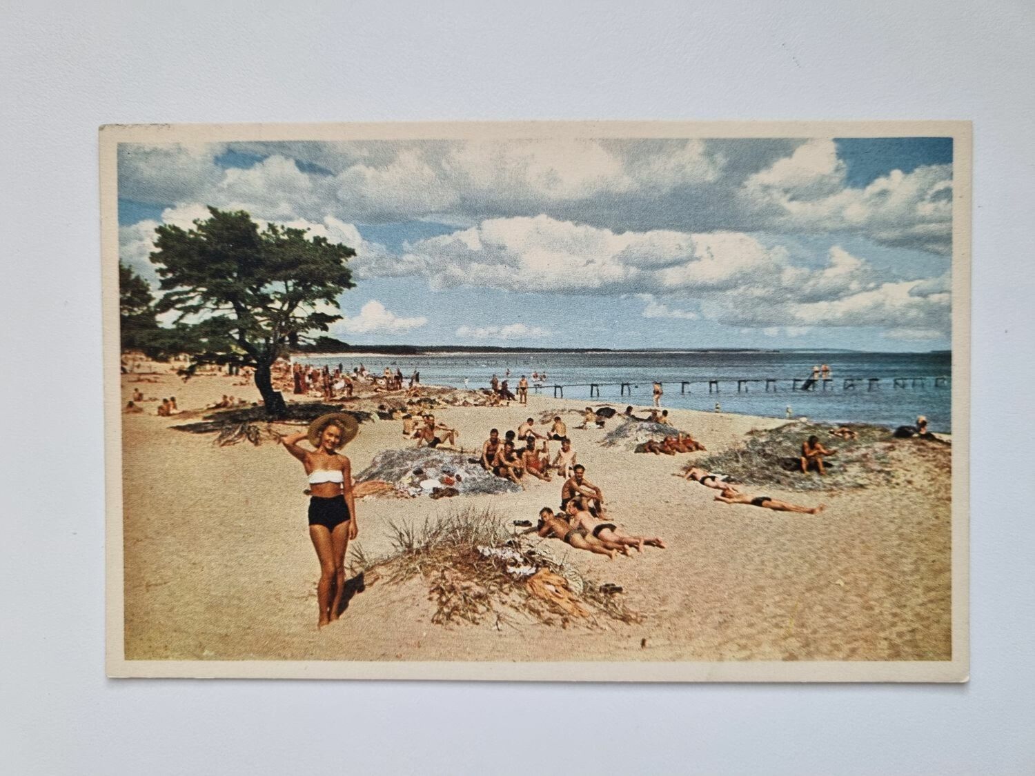 Vykort Åhus havsbad