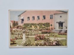 Vykort ÅNGBATSBOLAGETS KONTOR OCH ROSENGÅRD. VISBY