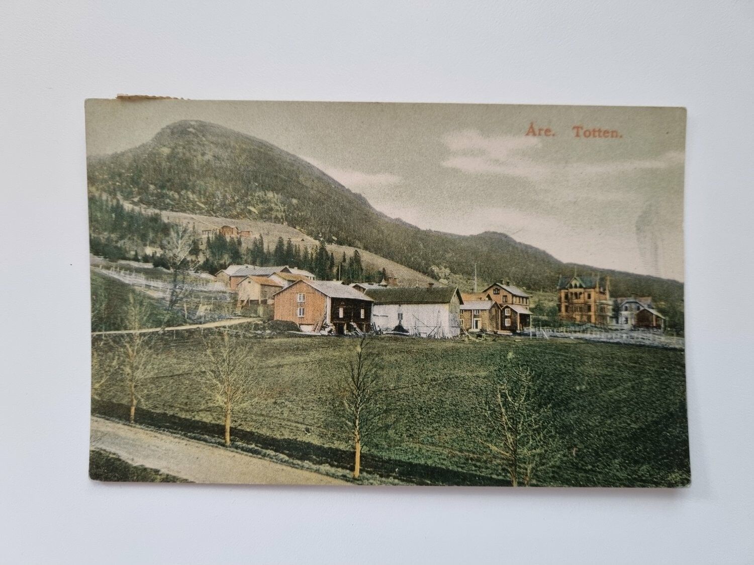 Vykort Åre Totten 1914