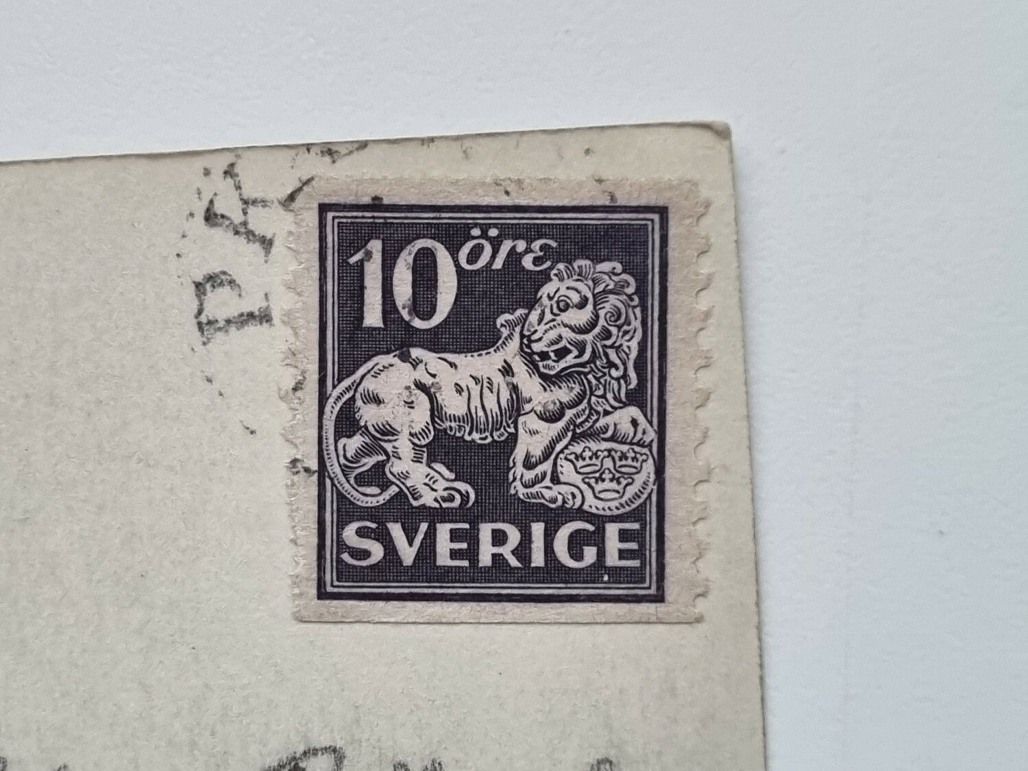 Vykort Ödsmål. Utsikt över Gamleberg och Röd.