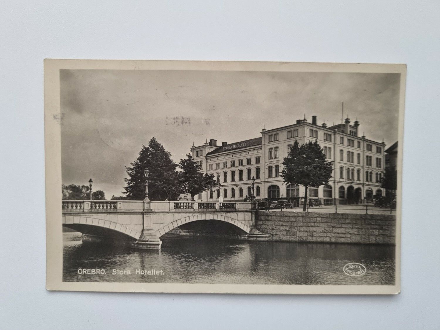 Vykort ÖREBRO. Stora Hotellet, 1938