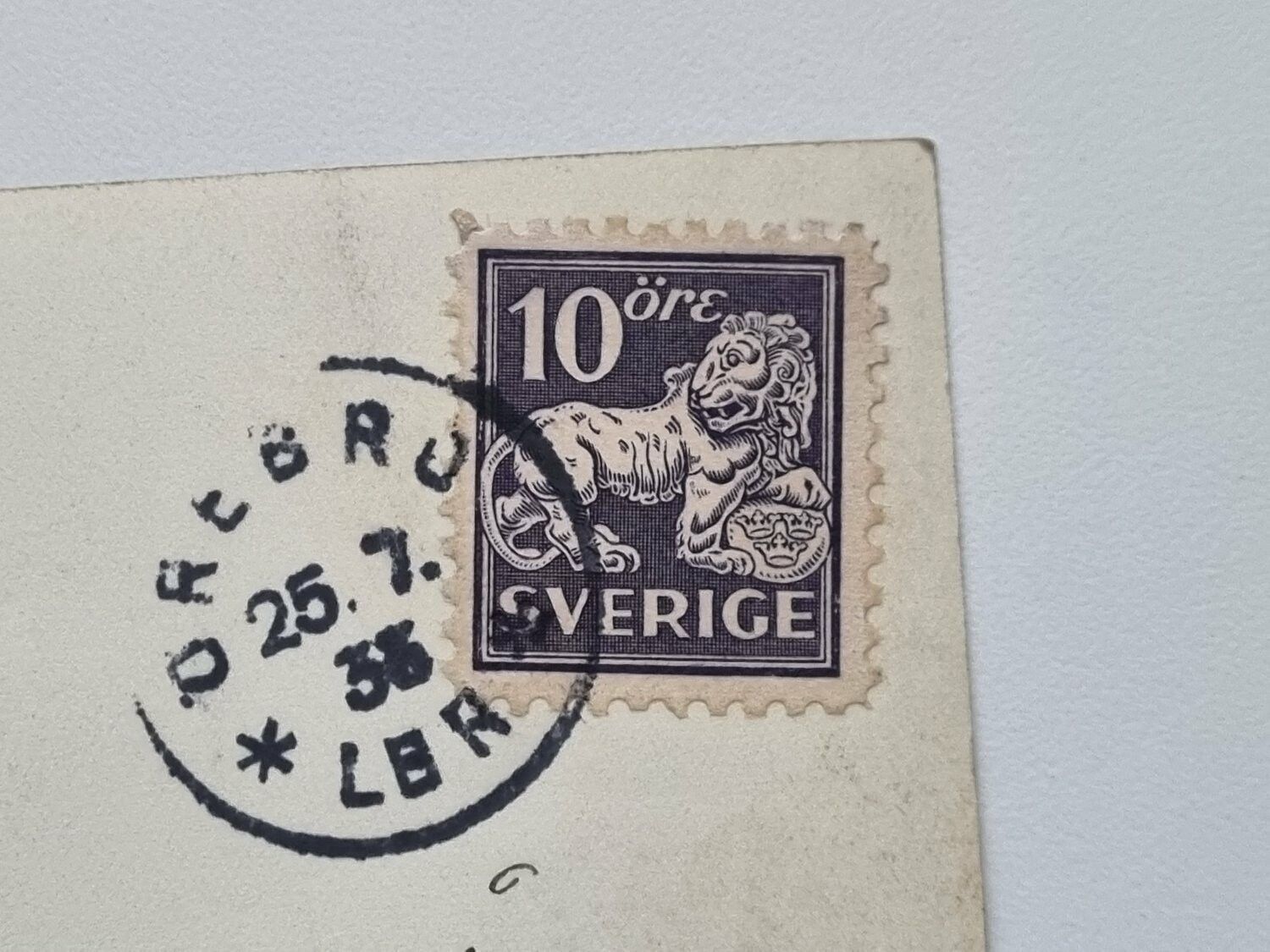 Vykort ÖREBRO. Stora Hotellet, 1938
