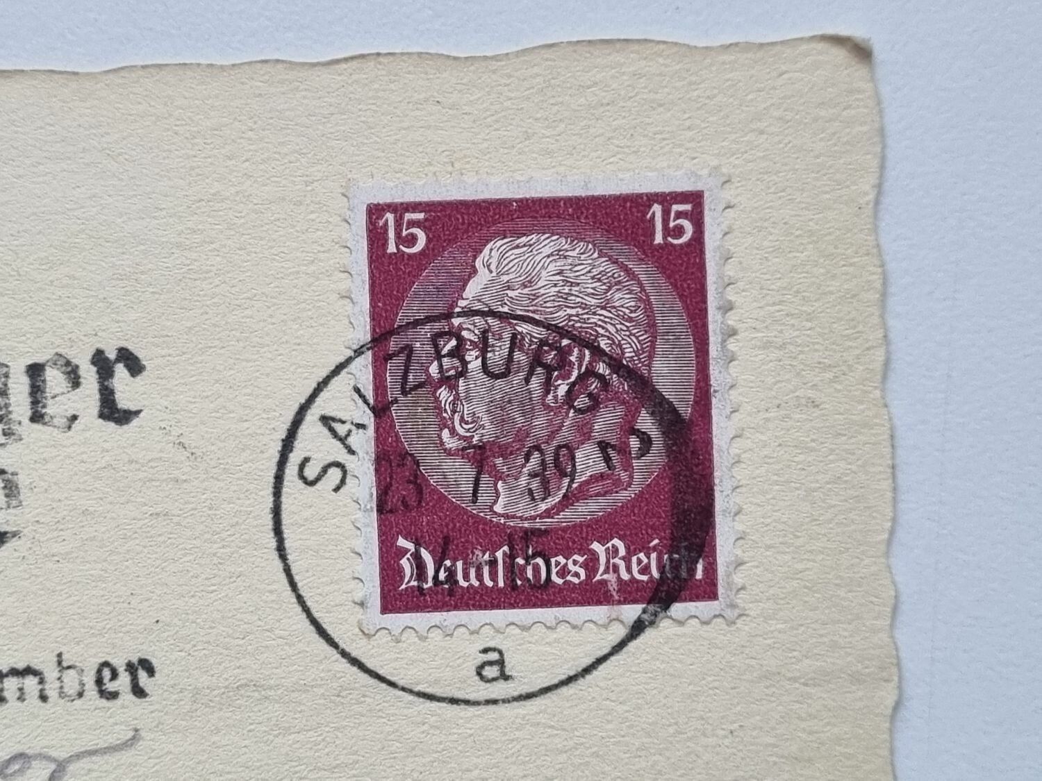 Vykort Festung Hohensalzburg 1939