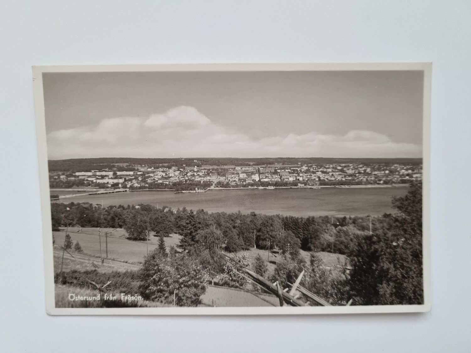 Vykort Östersund från Frösön 1942