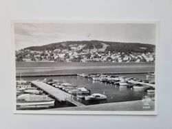 Vykort ÖSTERSUND, Båthamnen 1955