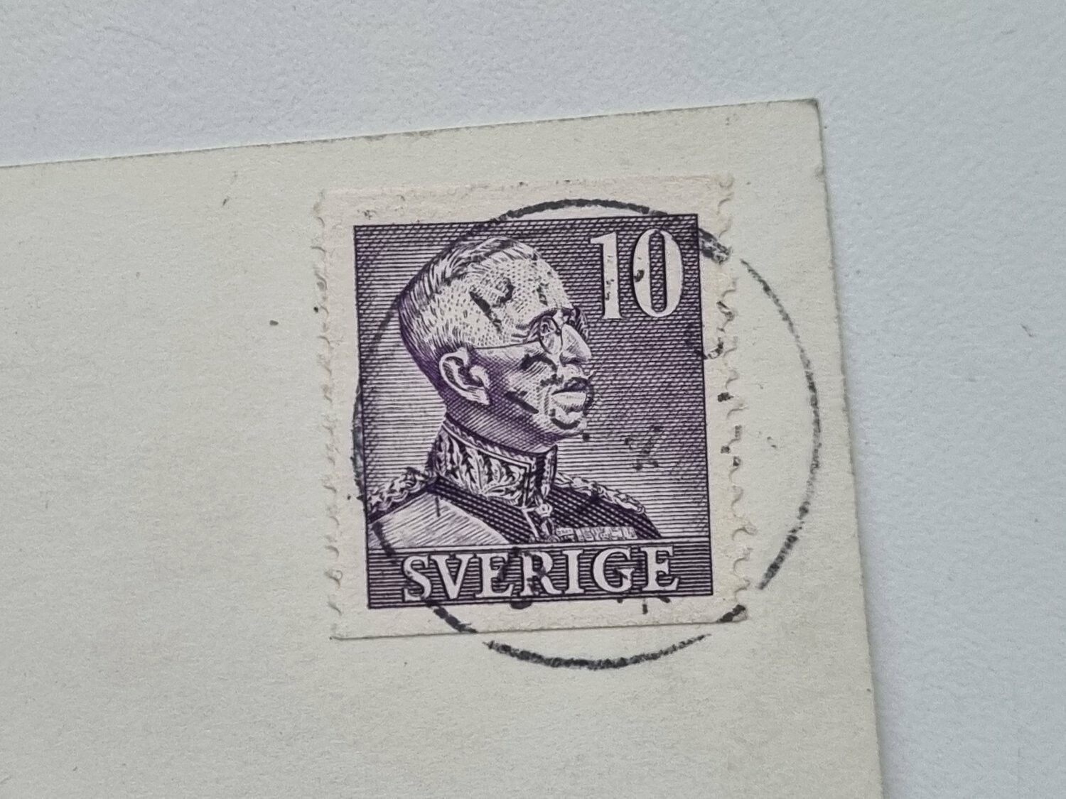 Vykort Östersund från Frösön 1942