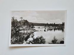 Vykort över natur med vatten
