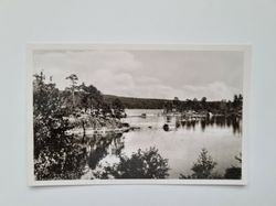 Vykort över vatten, natur, sjö
