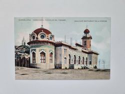 Vykort BARCELONA FERROCARRIL FUNICULAR DEL TIBIDABO.