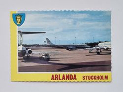 Vykort, Arlanda Stockholm