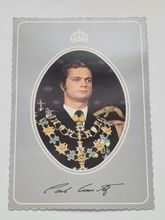 Vykort - H.M Konung Carl XVI Gustaf