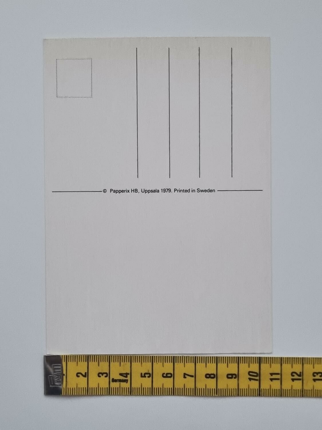Vykort - Jag älskar dig - Papperix HB, Uppsala 1979. Printed in Sweden