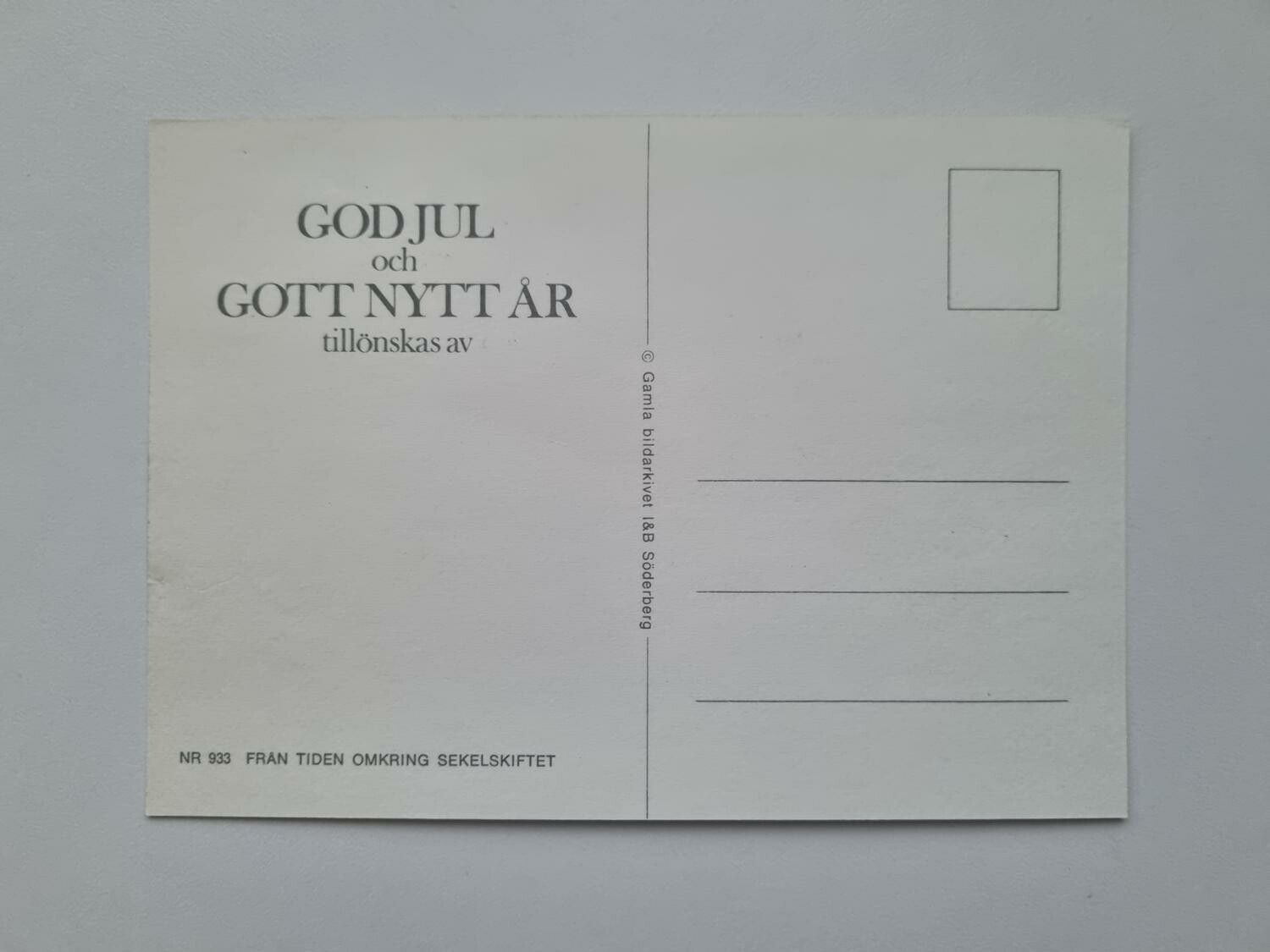 Vykort -  Grisar