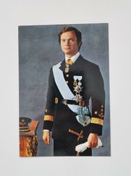 Vykort - Kung Carl XVI Gustaf