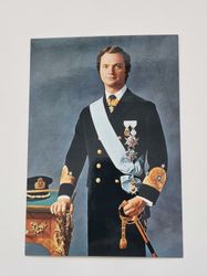 Vykort - Kung Carl XVI Gustaf