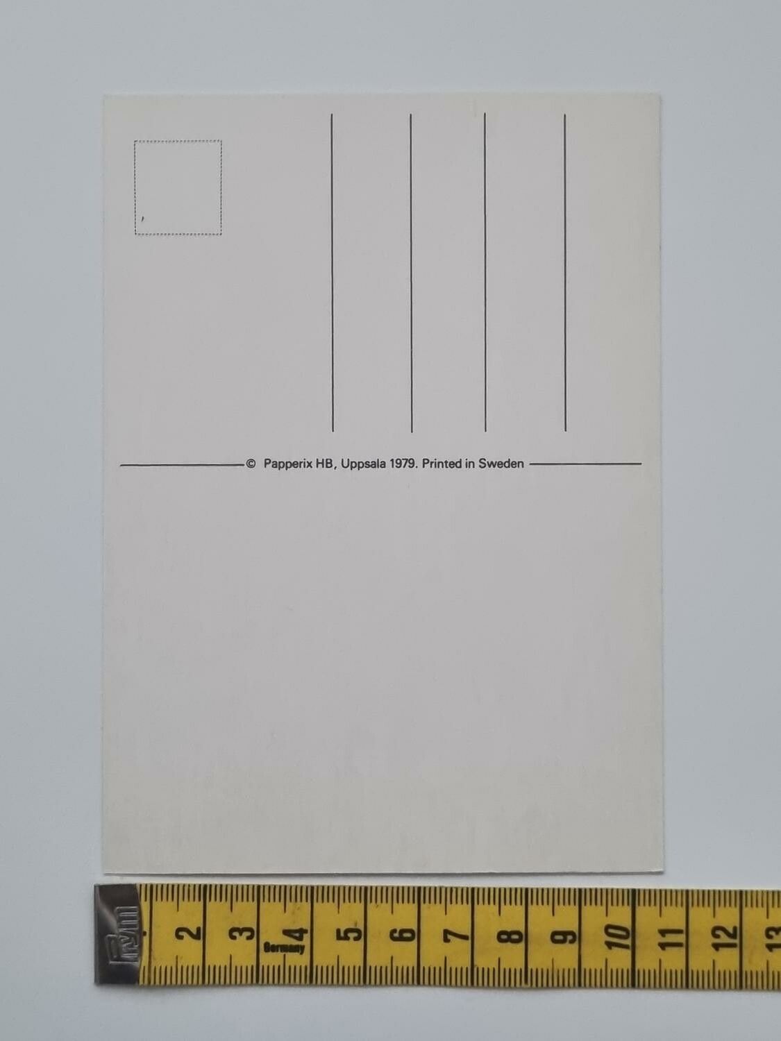 Vykort - Pussmun - Papperix HB, Uppsala 1979. Printed in Sweden