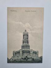 Vykort Bismarck Monument, Hamburg