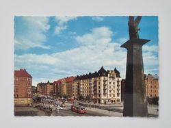 Vykort - Stockholm. Fridhemsplan och Drottningholmsvägen