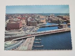 Vykort - Stockholm. Utsikt från Stadshustornet