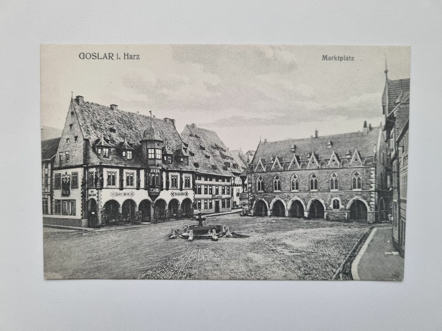 Vykort GOSLAR i. Harz Marktplatz