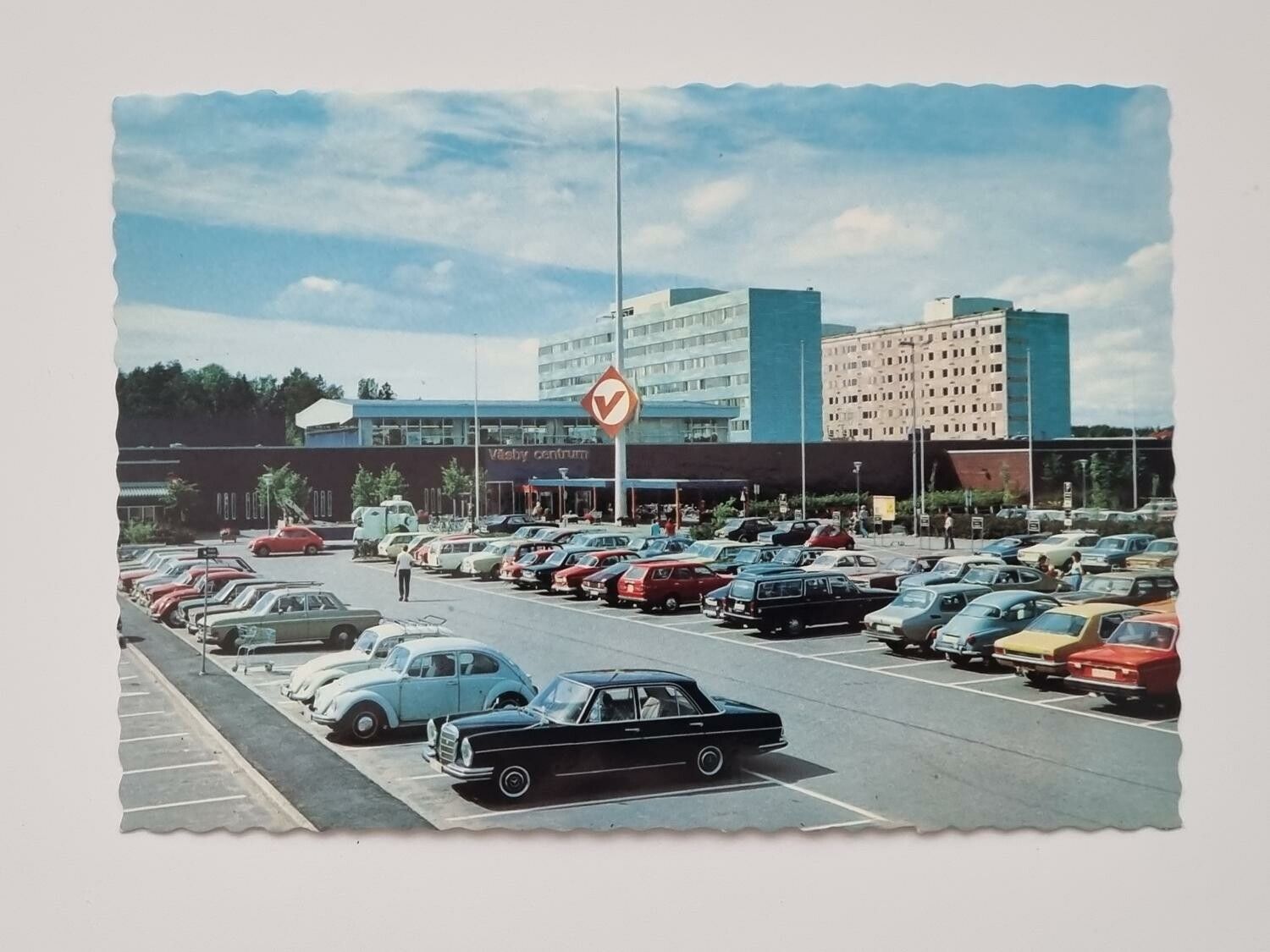 Vykort - Upplands Väsby Centrum