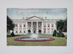 Vykort The White House 1909