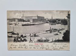Vykort Stockholm, Kungl. Slottet 1901
