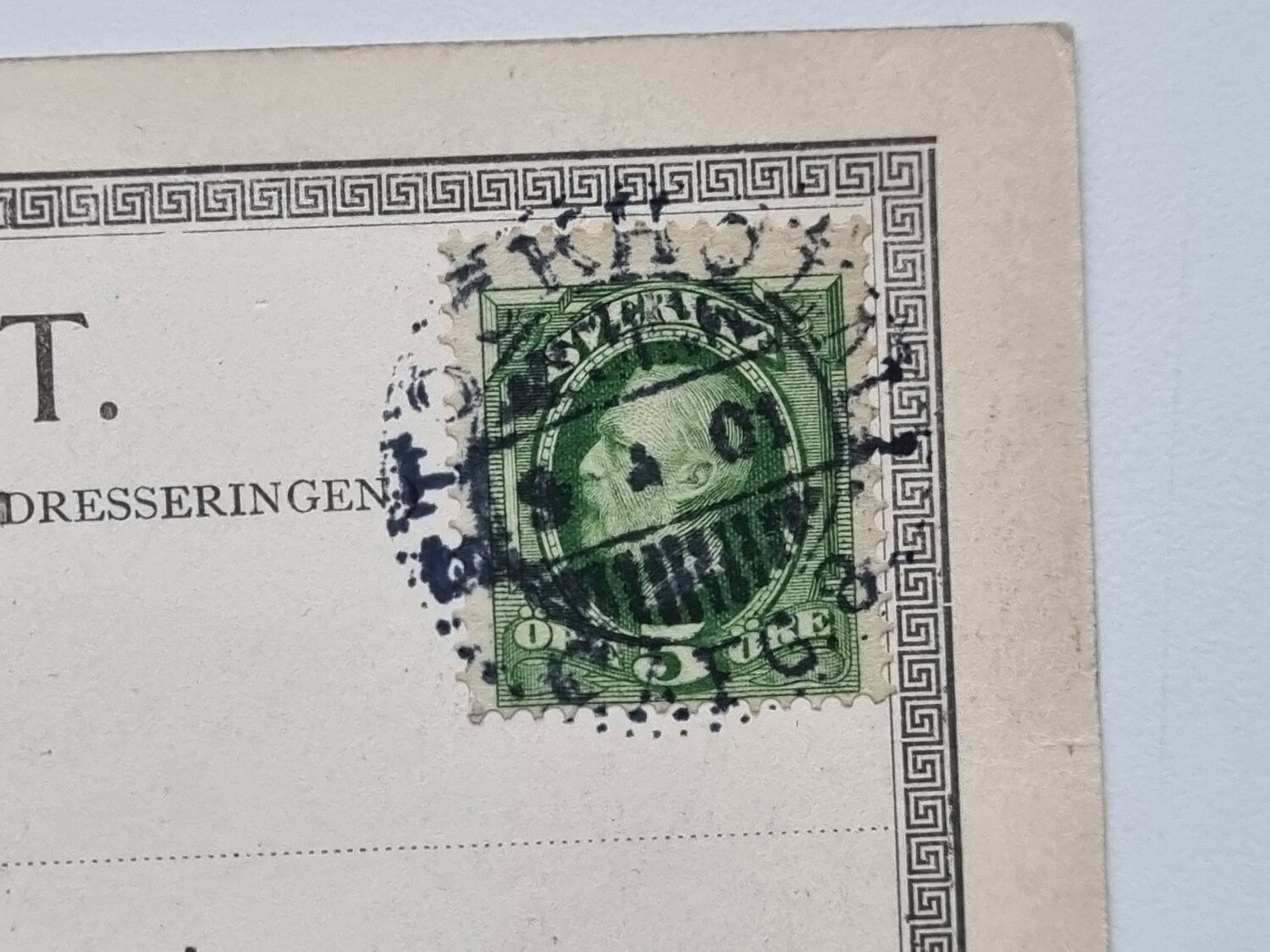 Vykort Stockholm, Kungl. Slottet 1901