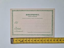 Vykort/brefkort Anders Vilhelm Forsberg