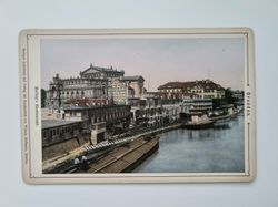 Äldre bild/foto i hårdpapp, Dresden Helbig's Restaurant