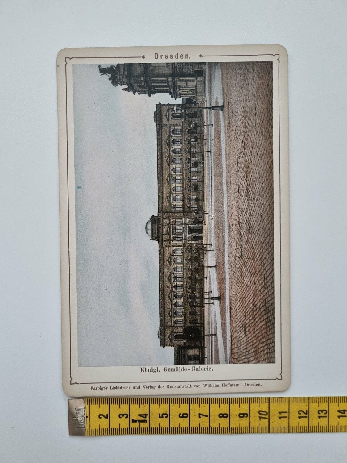 Äldre bild/foto i hårdpapp, Dresden Königl. Gemälde-Galerie