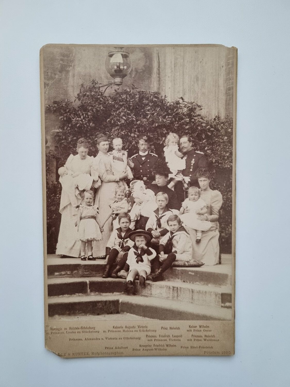 Äldre bild / familjefoto, Potadam 1890.