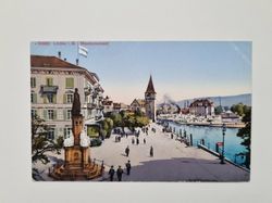 Äldre vykort Lindau i. B. Maxmonument